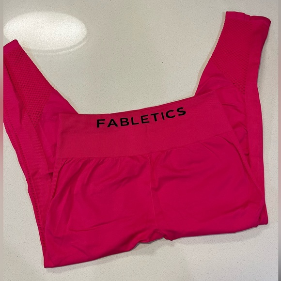 Fabletics Hot Pink Seamless Leggings - Picture 5 of 5